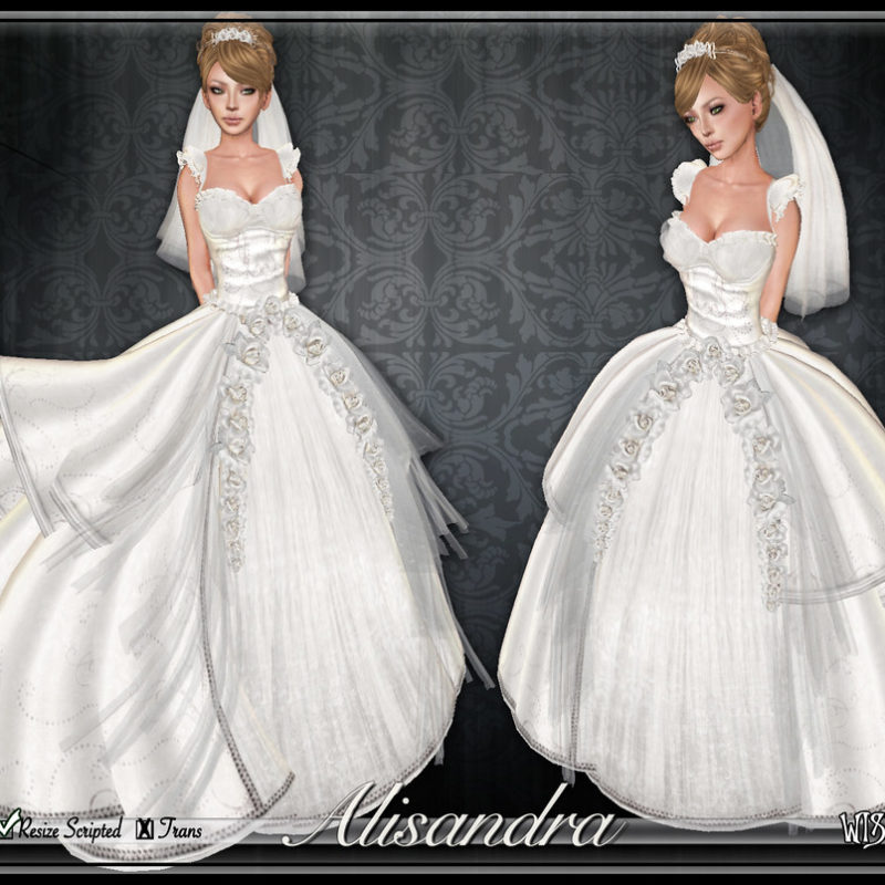 Alisandra Wedding Gown with Veil